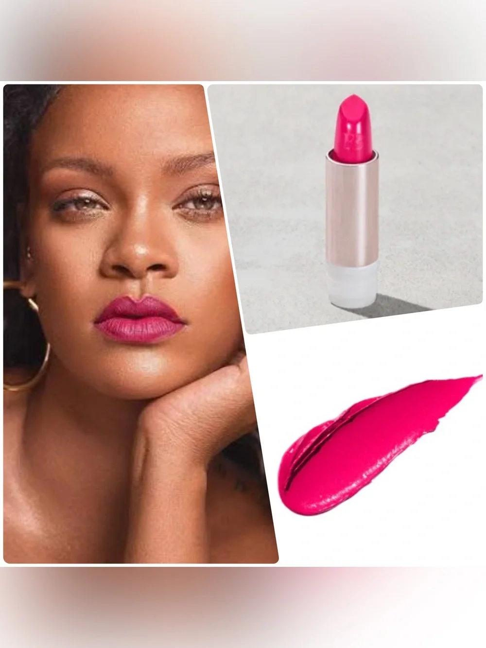 FENTY BEAUTY Icon The Fill Semi-Matte Refillable Lipstick in Miss Candy Venom